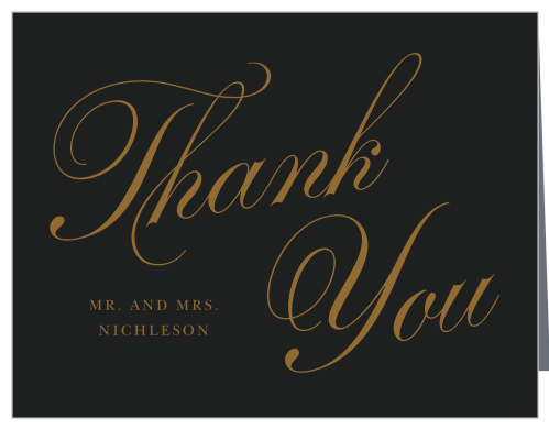 Vintage Dracula Wedding Thank You Cards