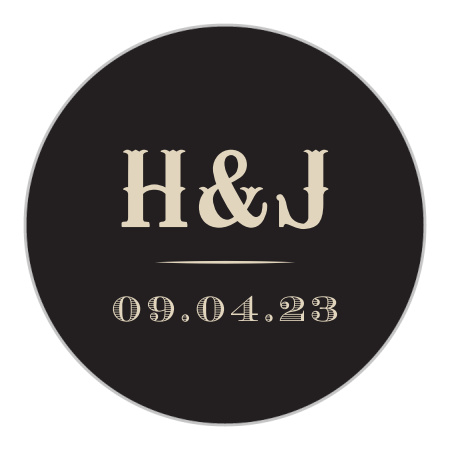 Victorian Type Wedding Stickers