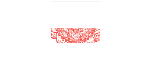 Indian Mandala Wedding Belly Bands