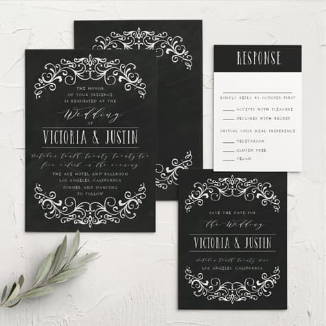 Gothic Magic Wedding Invitations