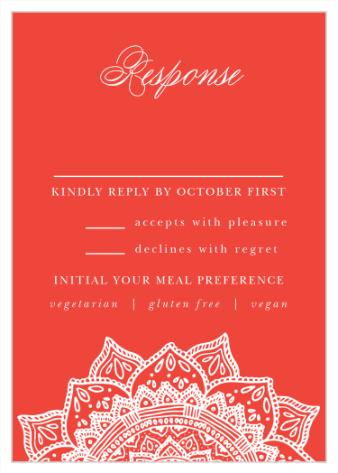 Indian Mandala Response Cards