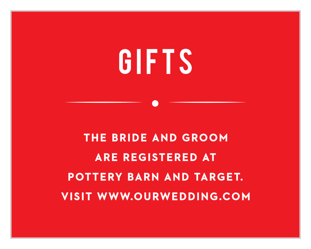 Papel Party Registry Cards
