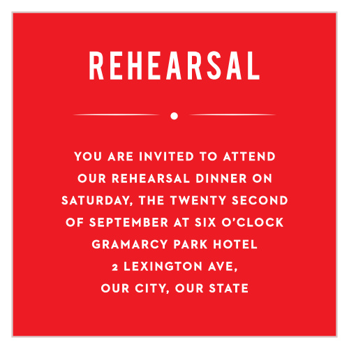 Papel Party Rehearsal Cards