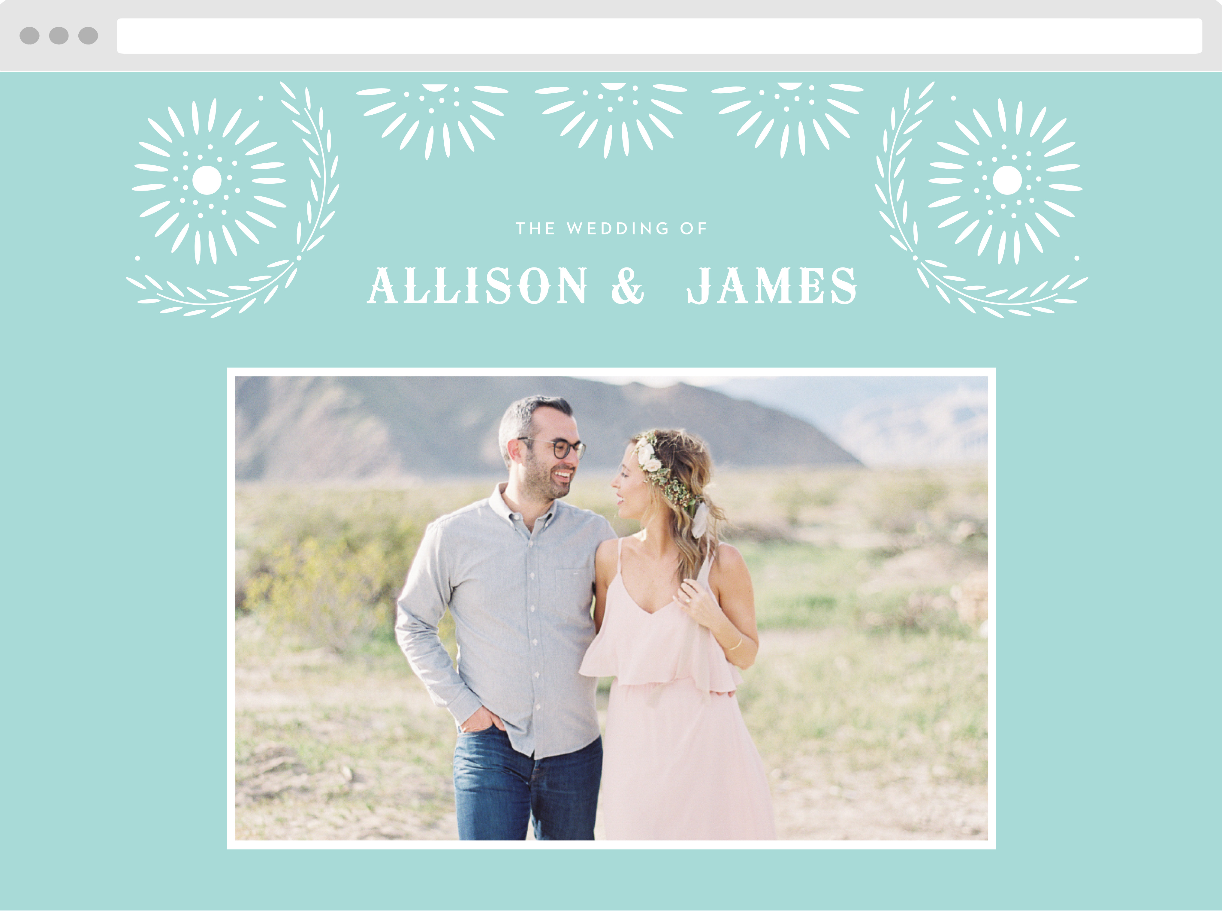 Papel Confetti Wedding Website
