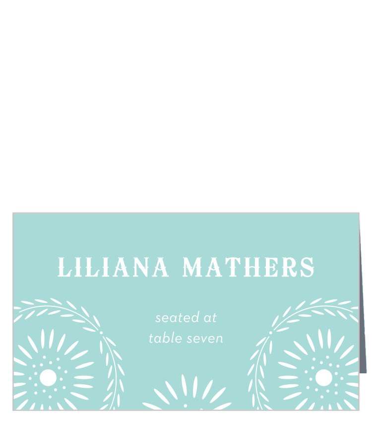 Papel Confetti Place Cards