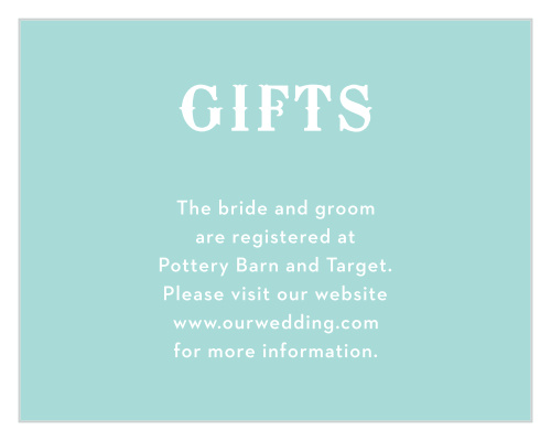 Papel Confetti Registry Cards