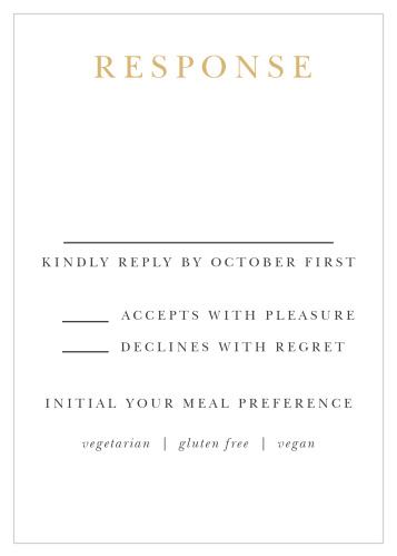Dark Monogram Response Cards