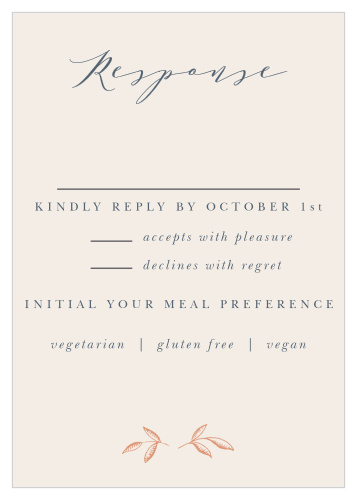 Woodland Monogram Response Cards