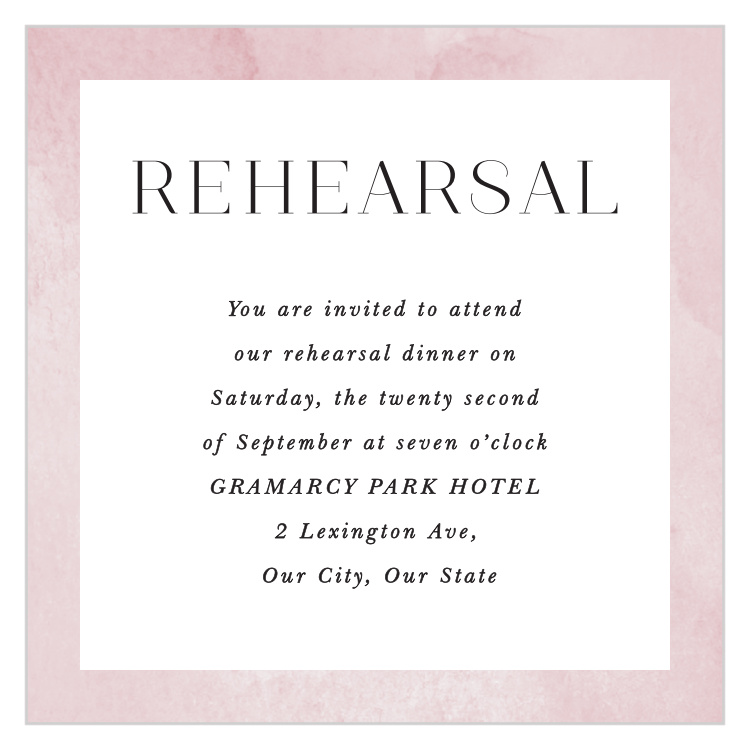 Colorful Band Rehearsal Cards