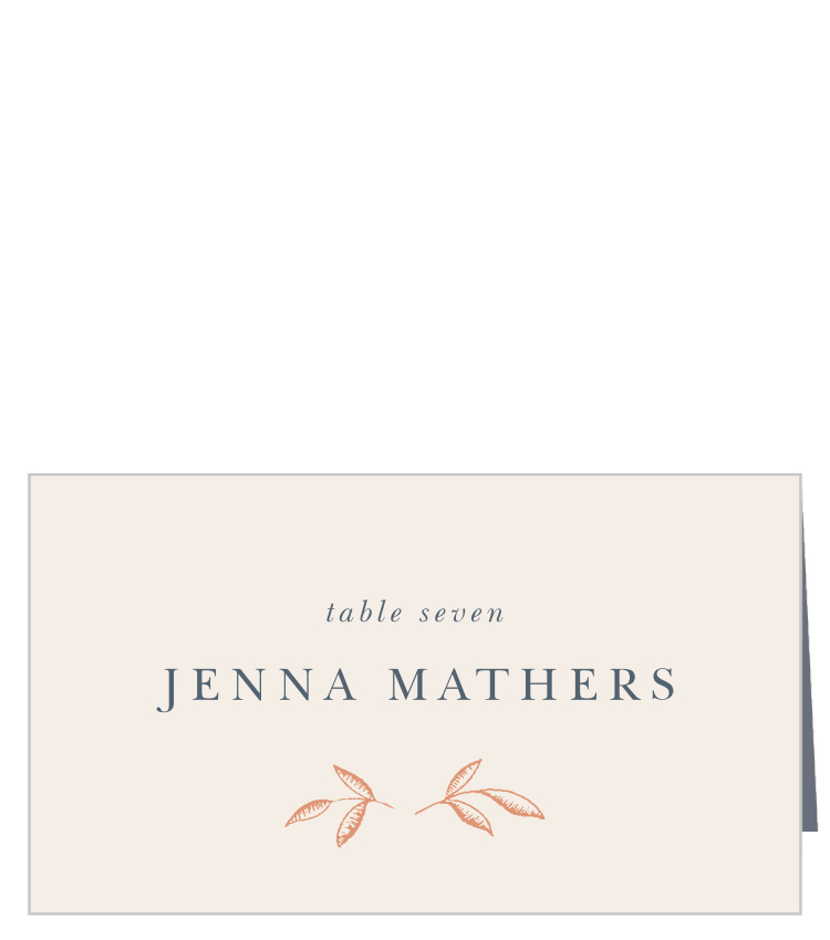 Woodland Monogram Place Cards