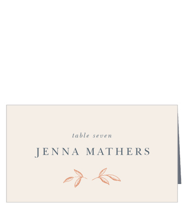 Woodland Monogram Place Cards