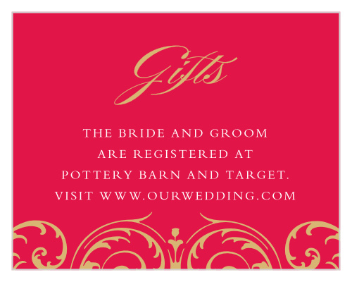 Embellished Love Registry Cards