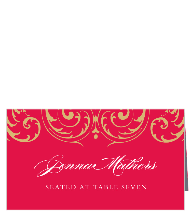 Embellished Love Place Cards