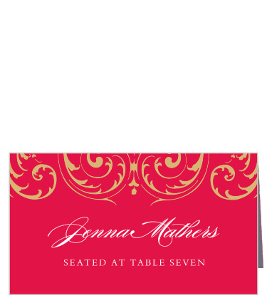 Embellished Love Place Cards