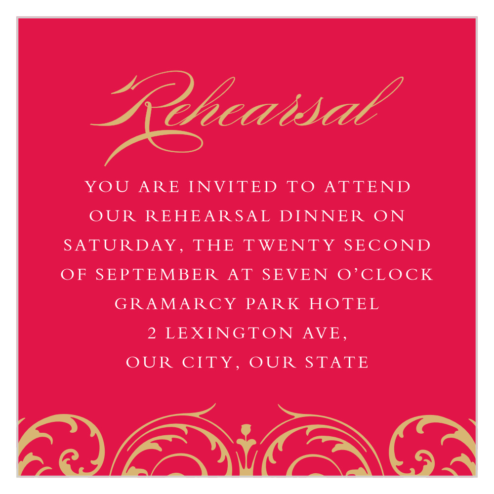 Embellished Love Rehearsal Cards