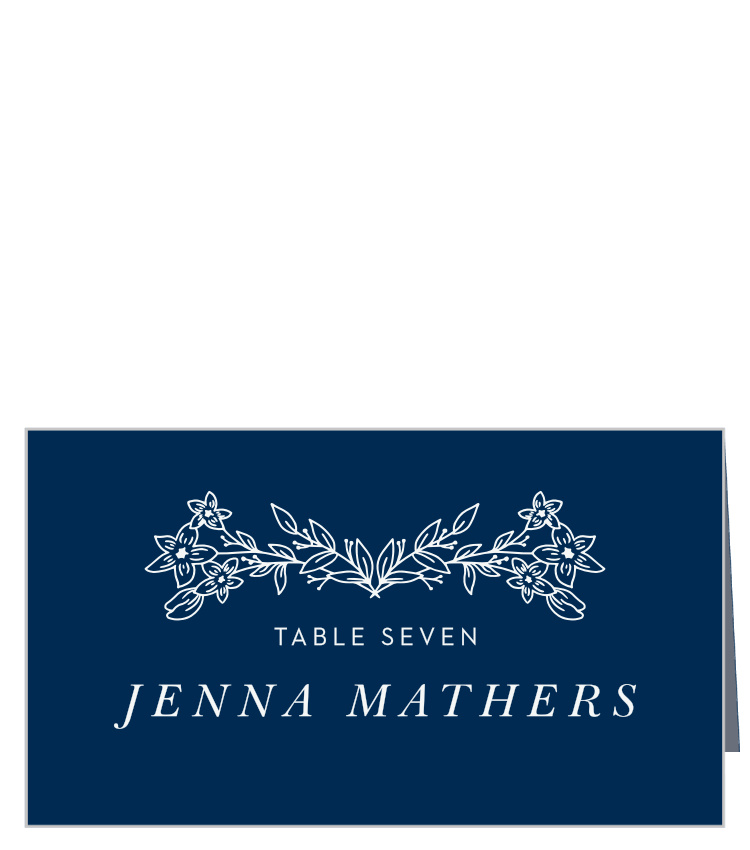 Floral Heart Place Cards