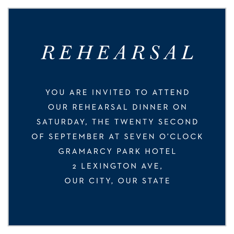 Floral Heart Rehearsal Cards
