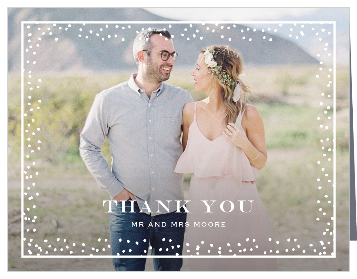 Antique Charm Wedding Thank You Cards