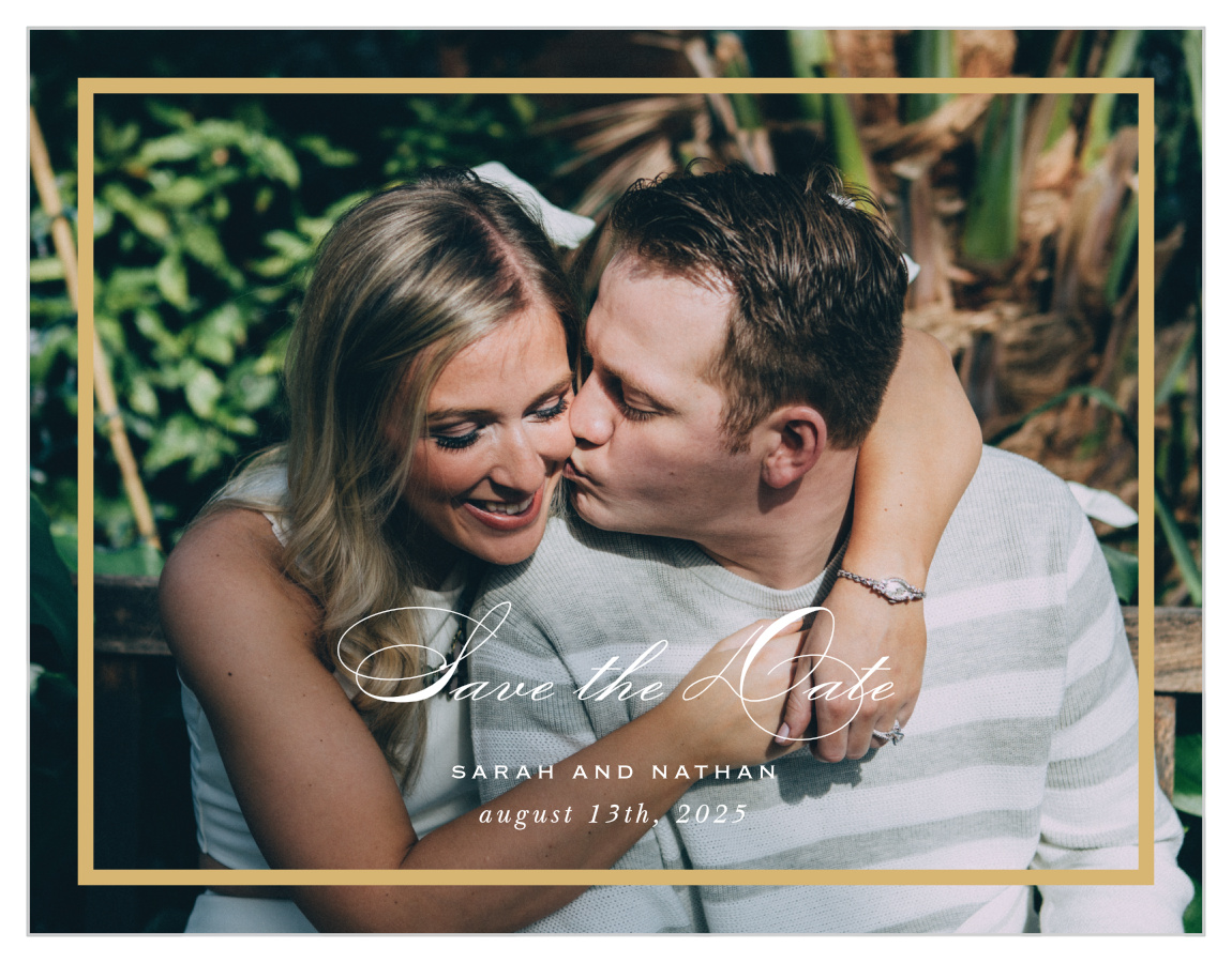 Starburst Frame Save the Date Magnets