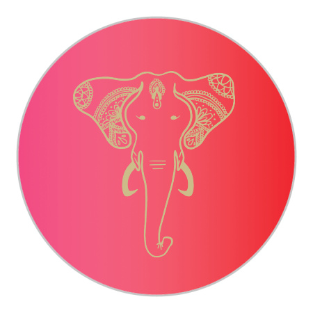 India Ombre Wedding Stickers