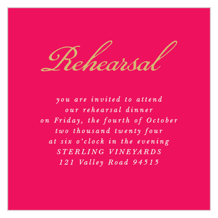 India Ombre Rehearsal Cards