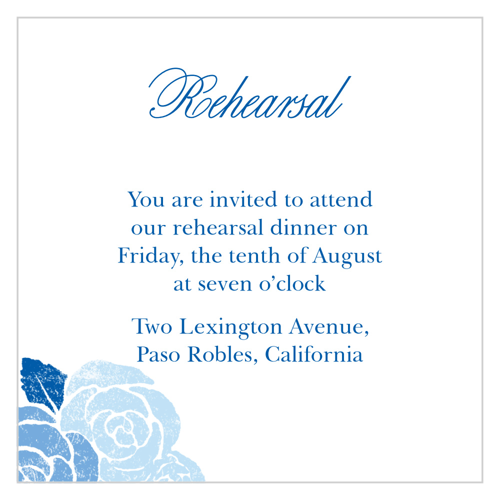 Mexican Flowers Rehearsal Cards