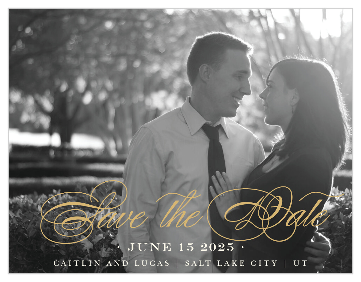 Deco Diamonds Save the Date Magnets