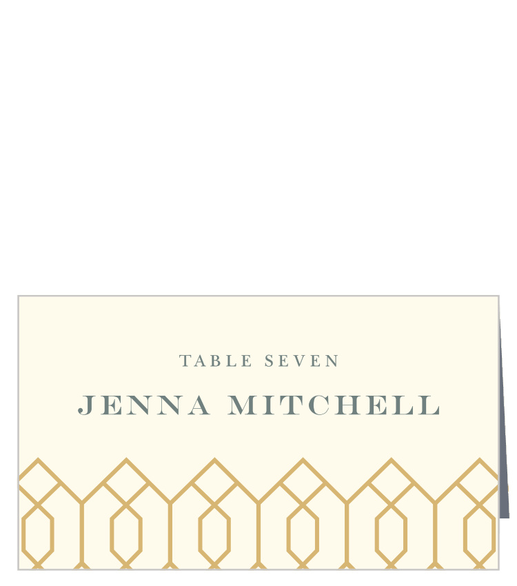 Deco Diamonds Place Cards
