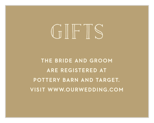 Filigree Frame Registry Cards