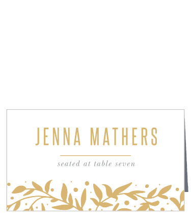 Medieval Library Place Cards