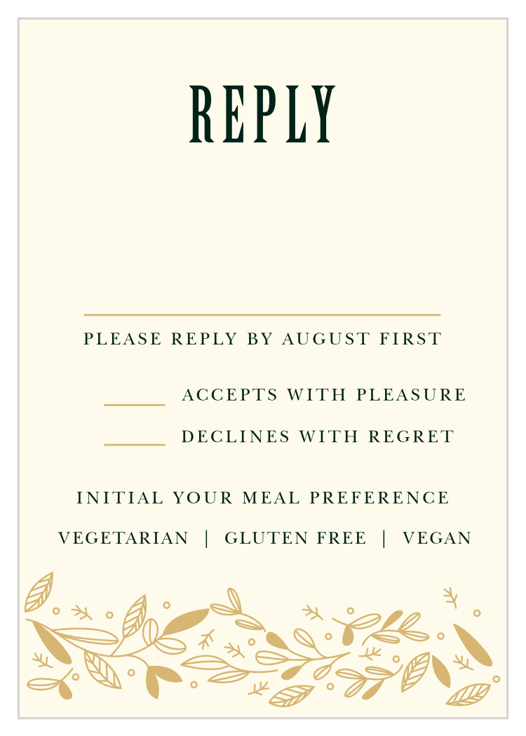 Autumn Forest Response Cards