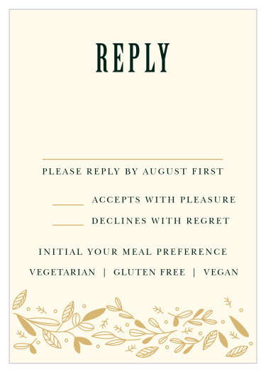 Autumn Forest Response Cards