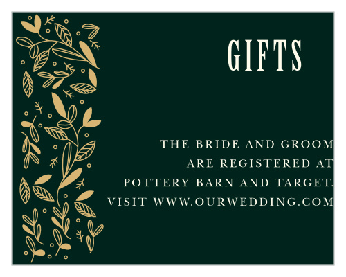Autumn Forest Registry Cards