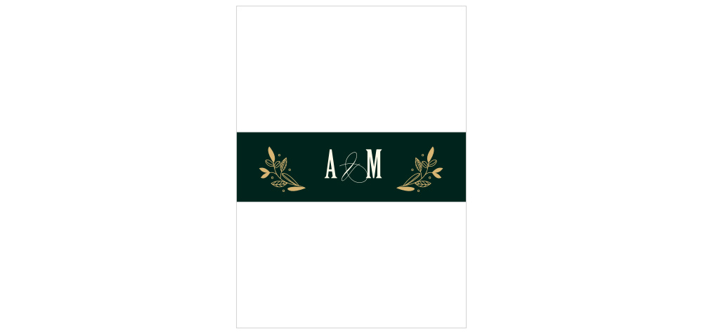 Autumn Forest Wedding Belly Bands