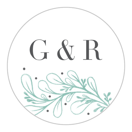 Fairytale Frame Wedding Stickers
