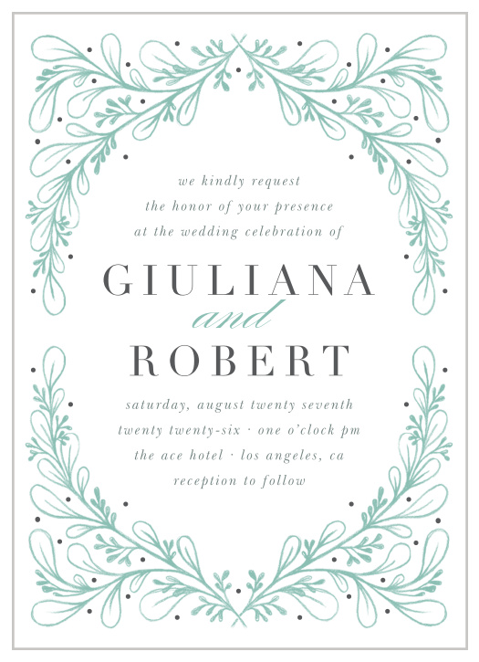 Fairytale Frame Wedding Invitations