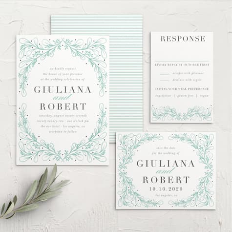 Fairytale Frame Wedding Invitations