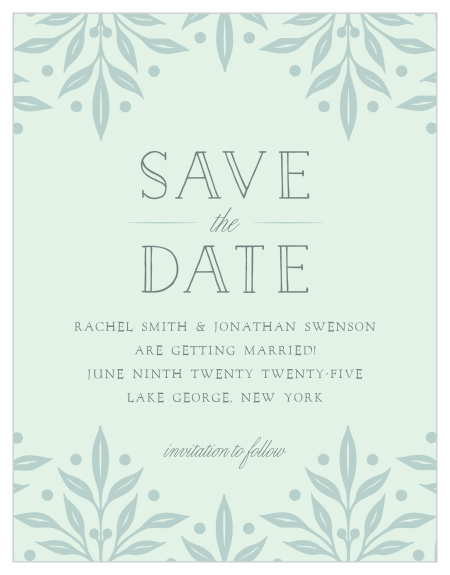 Your fairytale wedding wouldn't be complete without all your friends and family present, so make sure they're there with our Cinderella Story Save-the-Date Cards! 