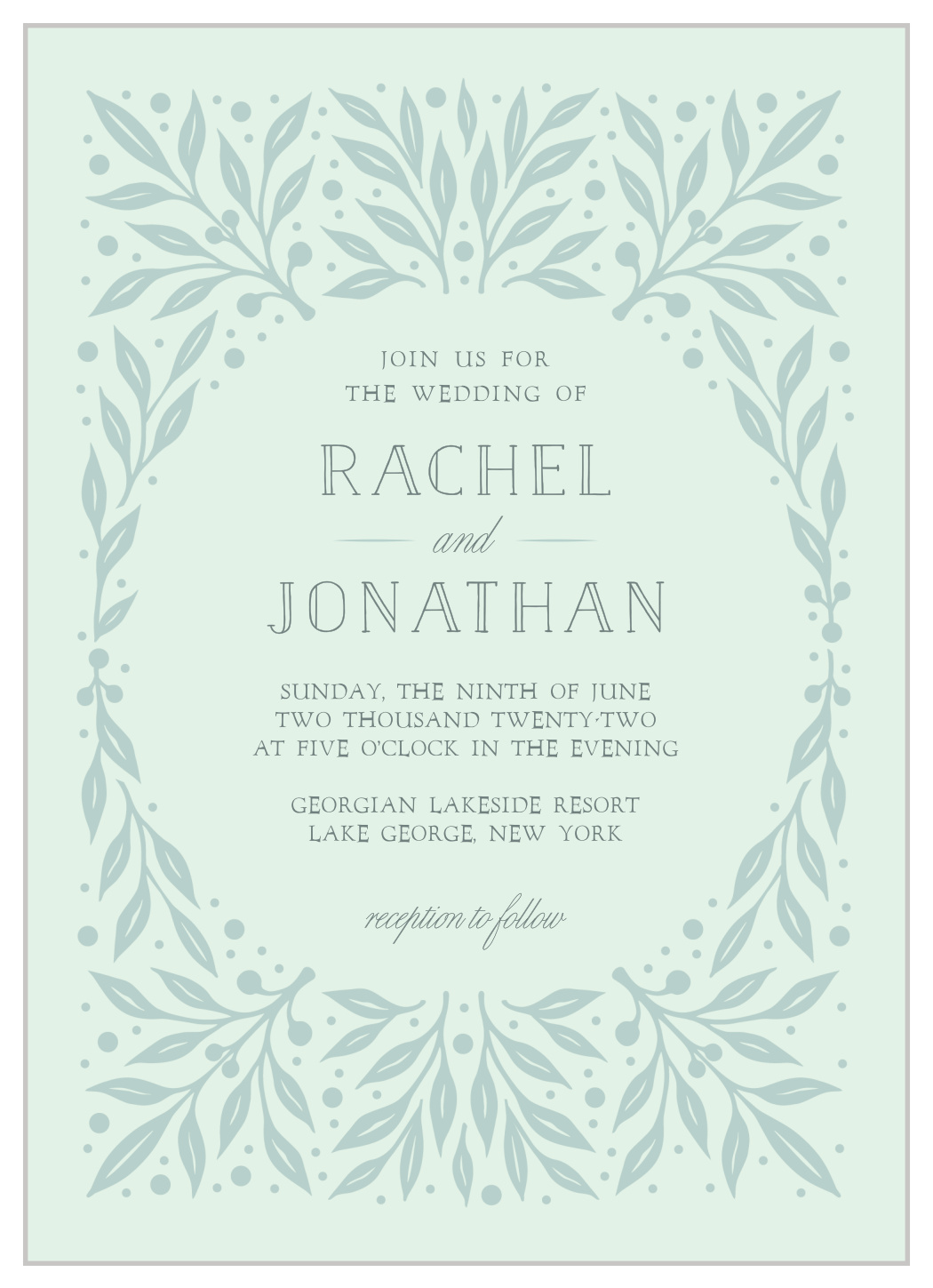 Cinderella Story Wedding Invitations