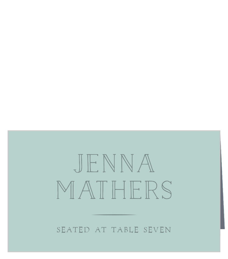 Cinderella Story Place Cards