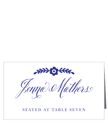 Festive Florals Place Cards