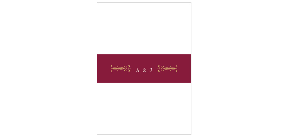 Royal Fairytale Wedding Belly Bands