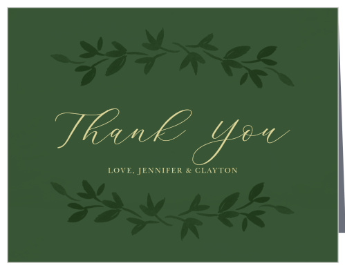 Forest Fairytale Wedding Thank You Cards