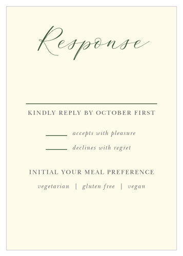 Forest Fairytale Response Cards