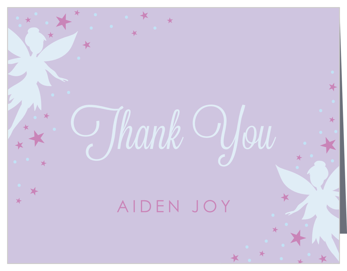 Woodland Fairies Children's Birthday Thank You Cards