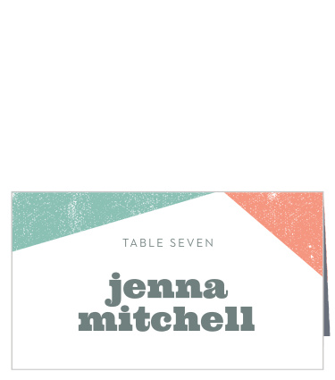 Modern Minimalist Place Cards