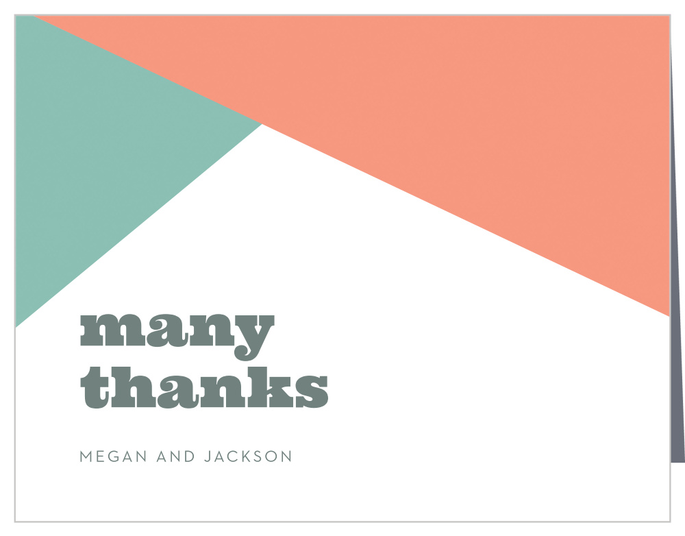 Modern Minimalist Wedding Thank You Cards
