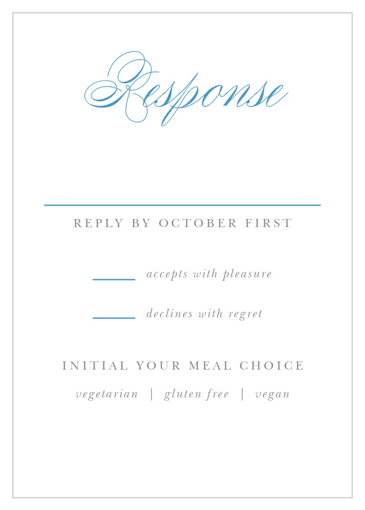 Watercolor Star Response Cards