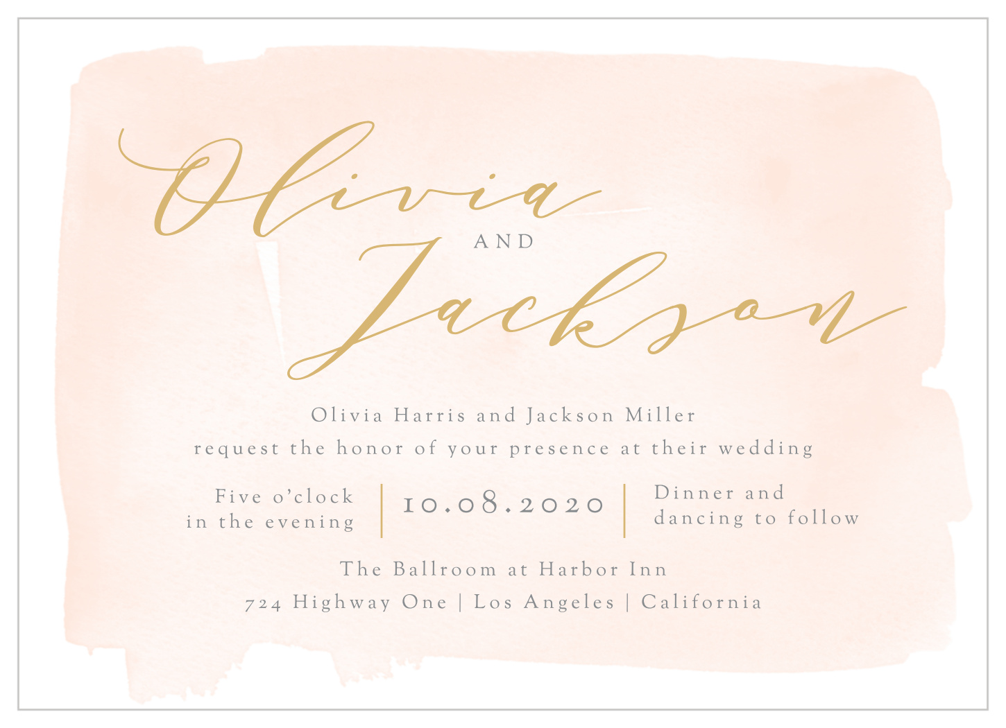 Simple Romance Wedding Invitations