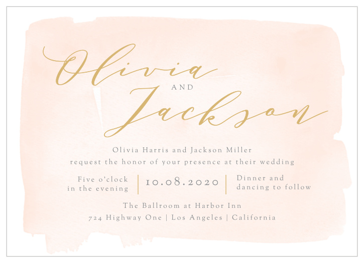 Simple Romance Wedding Invitations